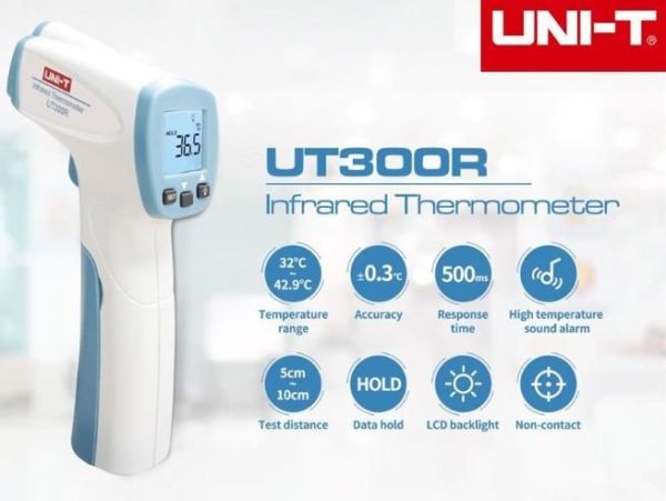 Unit UT300R Temassız Lazer Vücut Termometresi Ateş Ölçer