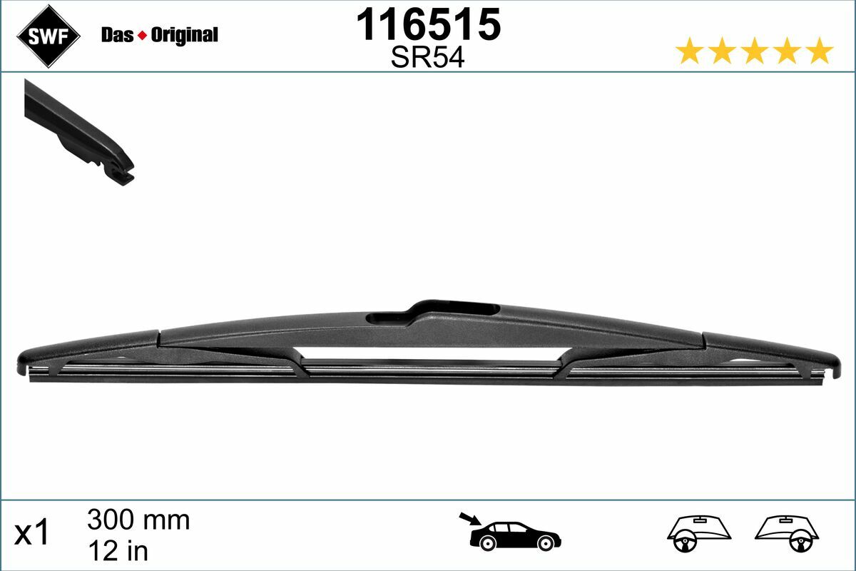Bmw Arka Silecek Süpürgesi F15-F20-F45 61617241986