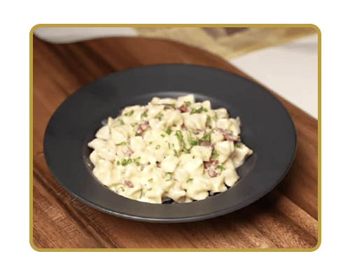 Pastırmalı Carbonara Eren Kayseri Mantısı