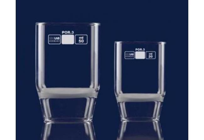 Isolab | Gooch Krozesi - Sinter Cam Filtreli - 1D - Por1 - 30 mL