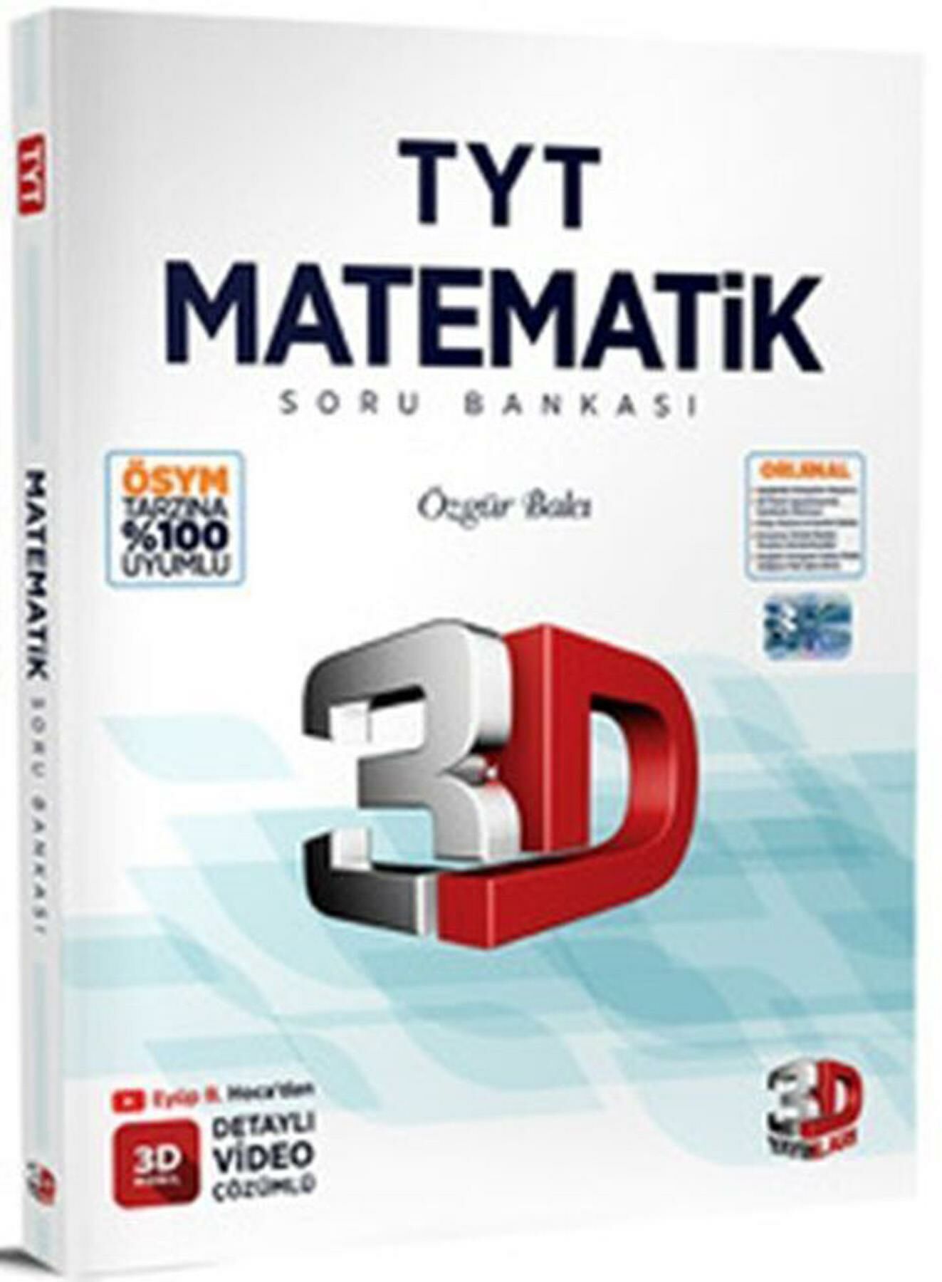 2023 TYT 3D Matematik Tamamı Video Çözümlü Soru Bankası