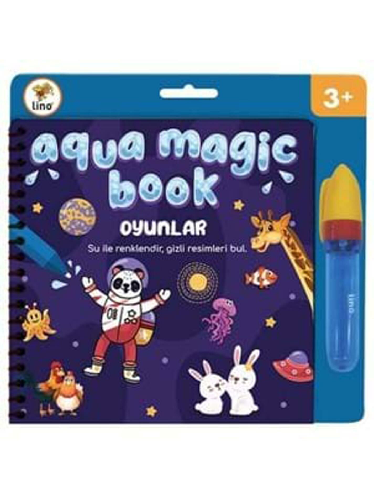 Lino TFL-1002 Aqua Magic Book Oyunlar Sihirli Boyama Kitabı