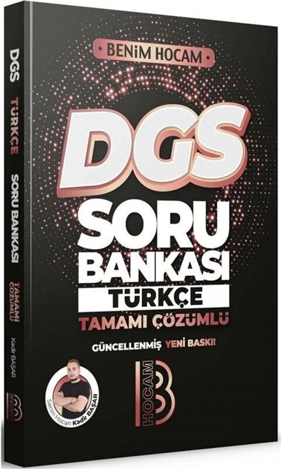 Benim Hocam DGS Türkçe Tamamı Çözümlü Soru Bankası 2023