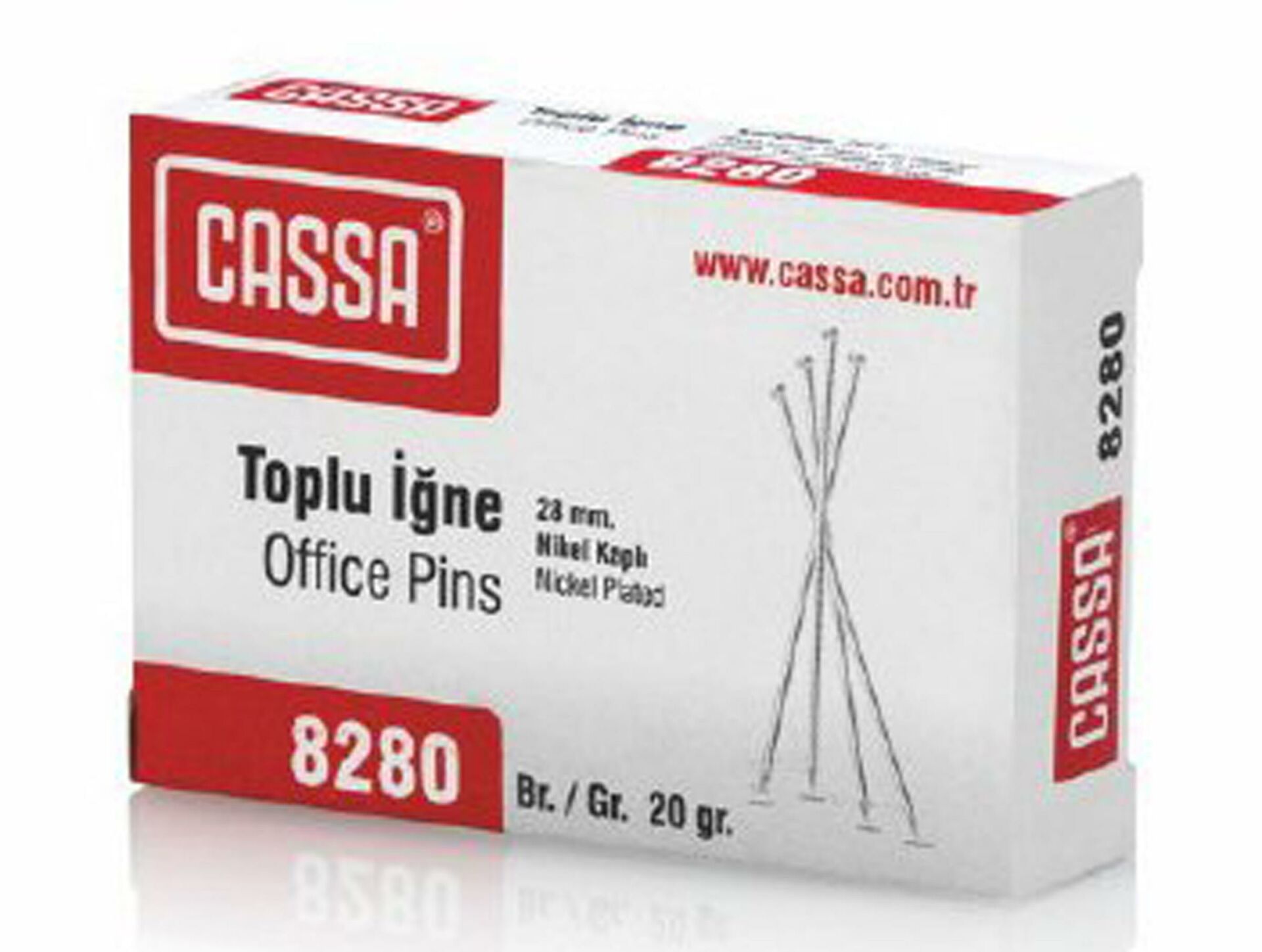 Cassa  Toplu İğne 20Gr (1 Kutu)