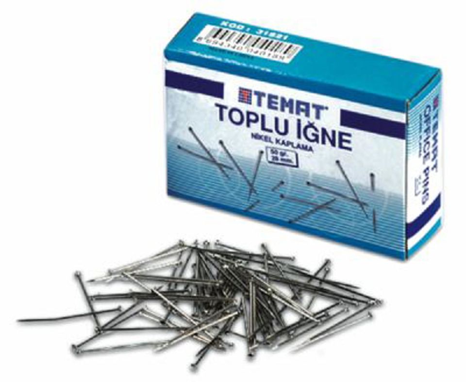 Temat 18043 Toplu İğne 20Gr28Mm