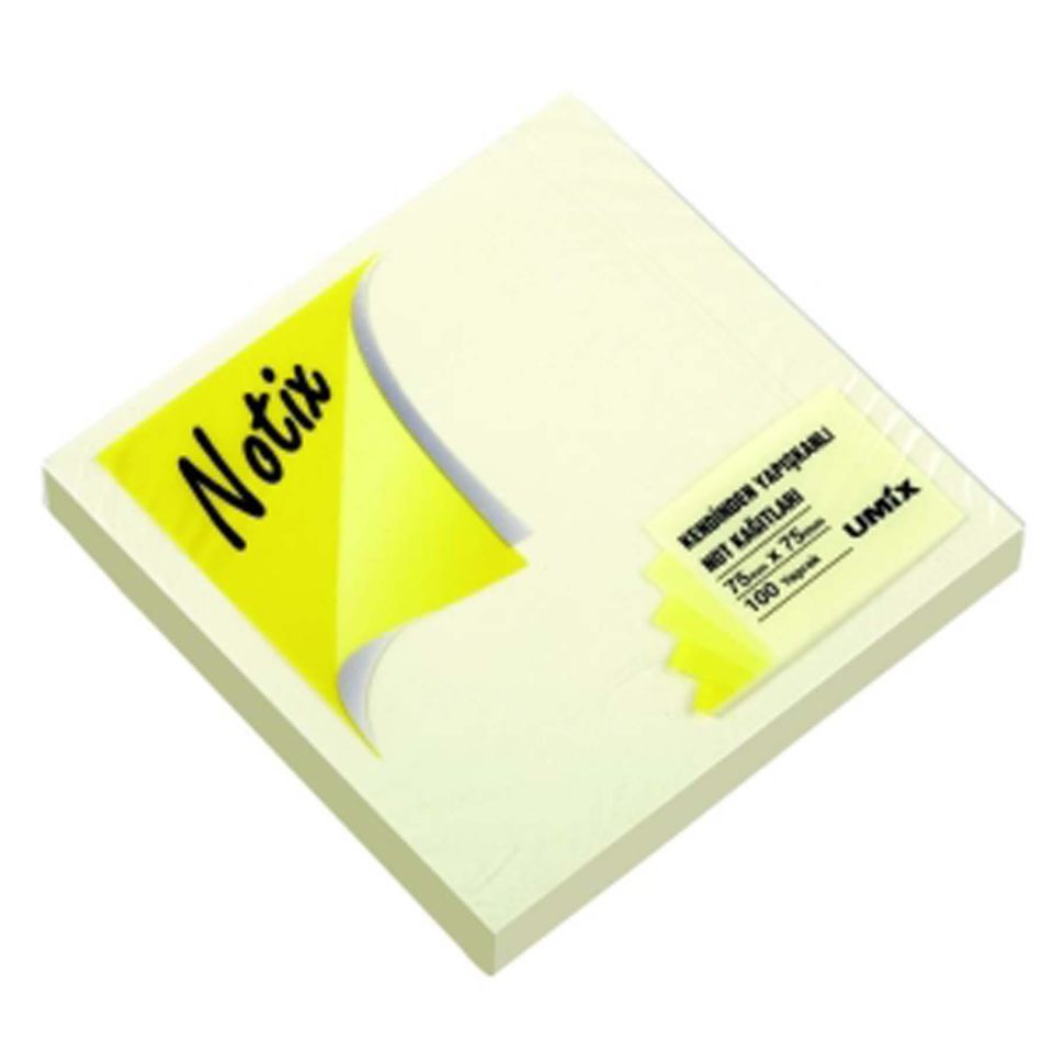 Notix Post-it 75*75 Fosforlu Sarı (1 adet)