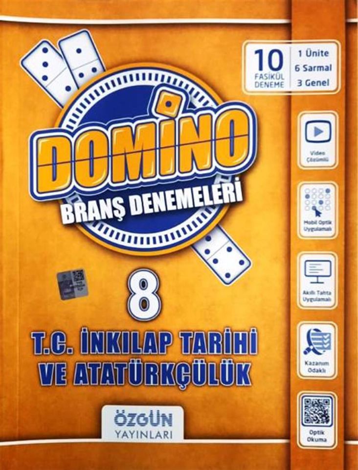 Özgün 8.Sınıf İnkılap Tarihi Domino Branş Deneemeleri