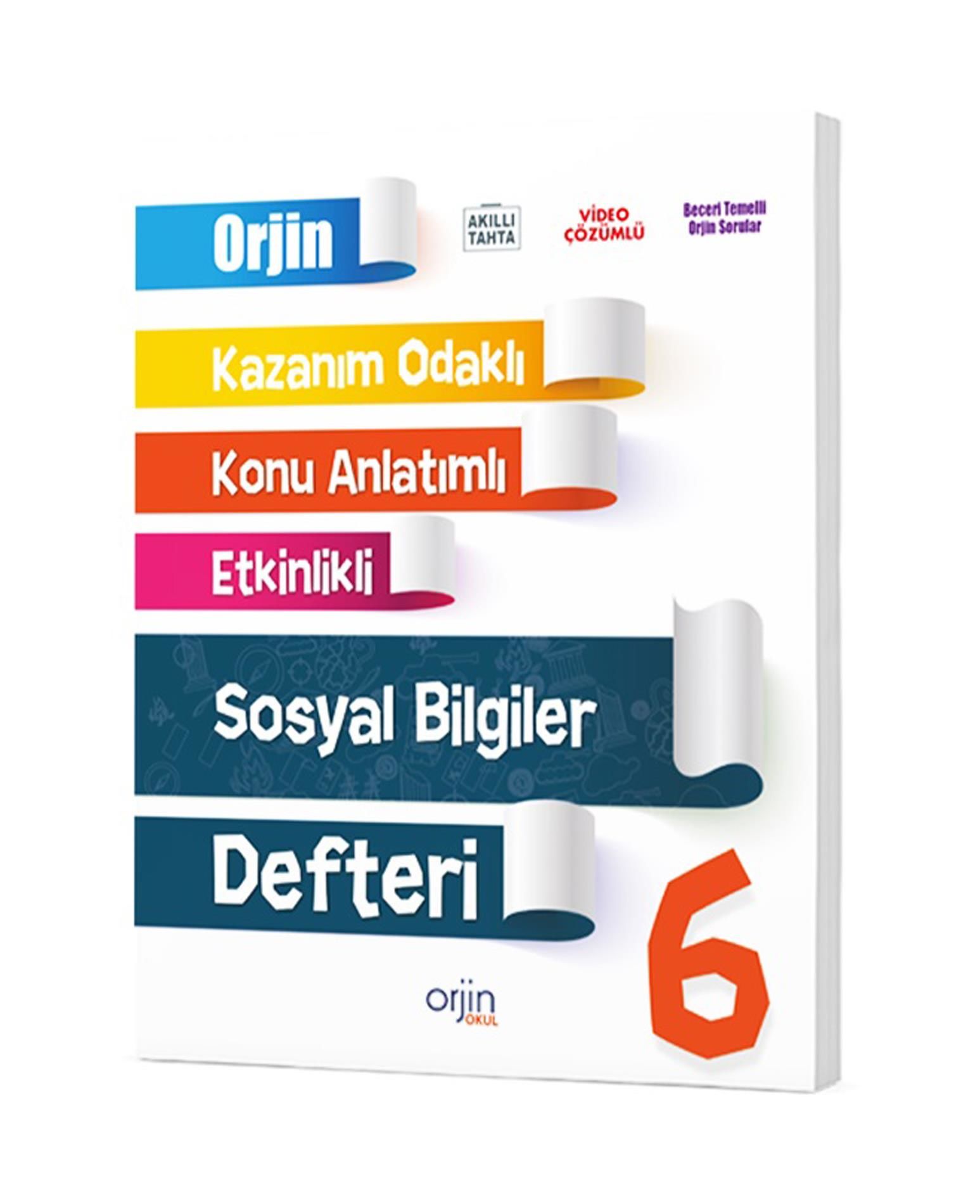 Kurmay Orjin 6. Sınıf Sosyal Bilgiler Defter