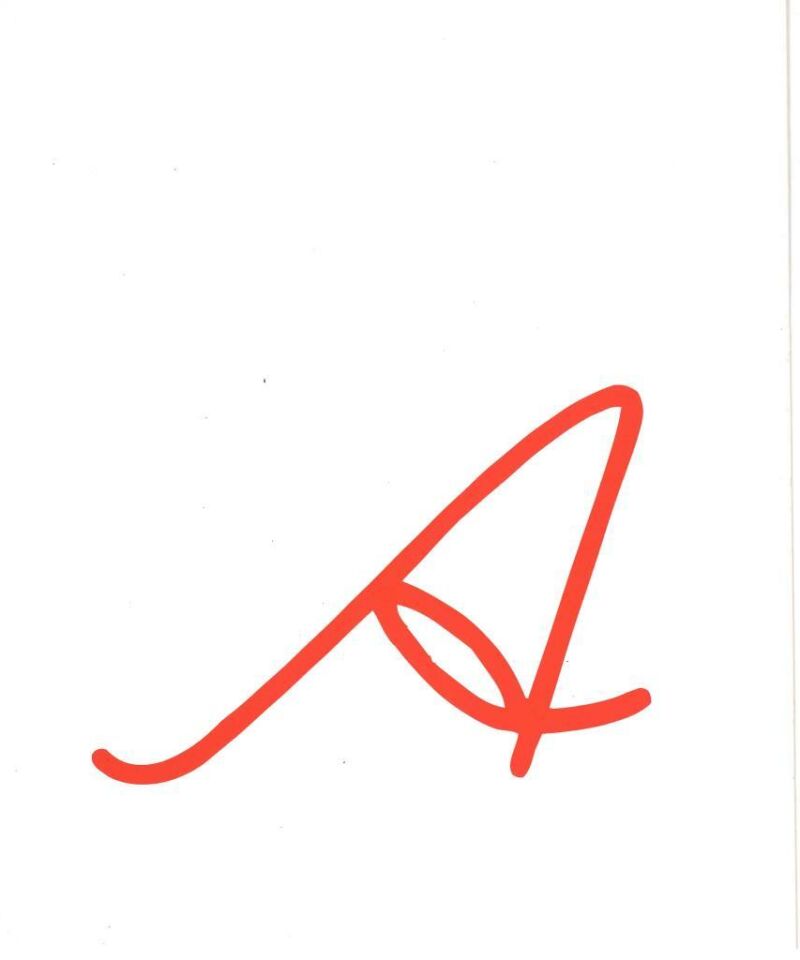 Küçük Boy Bitişik Yazı Alfabe Harfleri(5*5 cm)