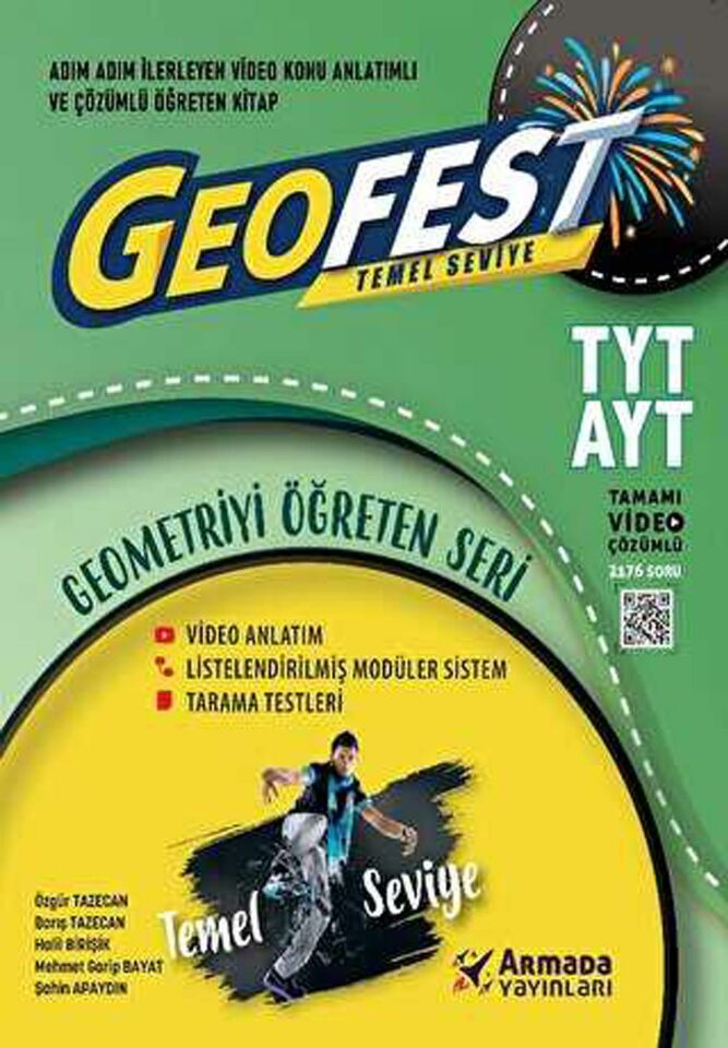 Armada Yayınları Yks Tyt-Ayt Geofest Temel Seviye Soru Kitabı Yeni