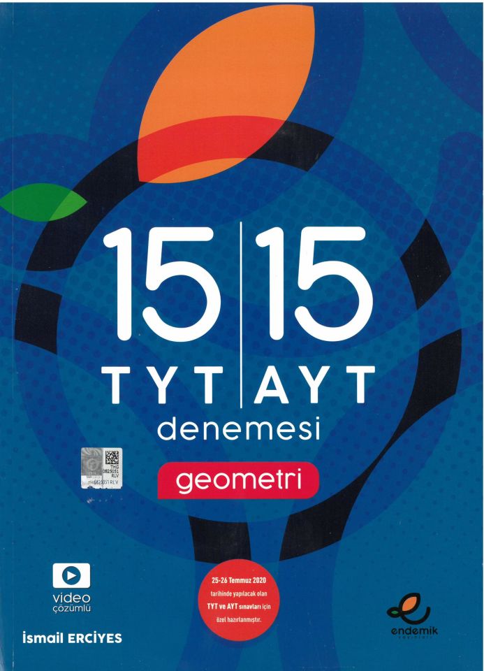 Endemik Tyt Ayt Geometri 15Li Deneme Sınavı