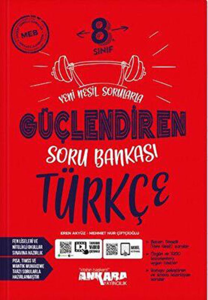 Ankara 8.Sınıf Güçlendiren Türkçe Soru Bankası
