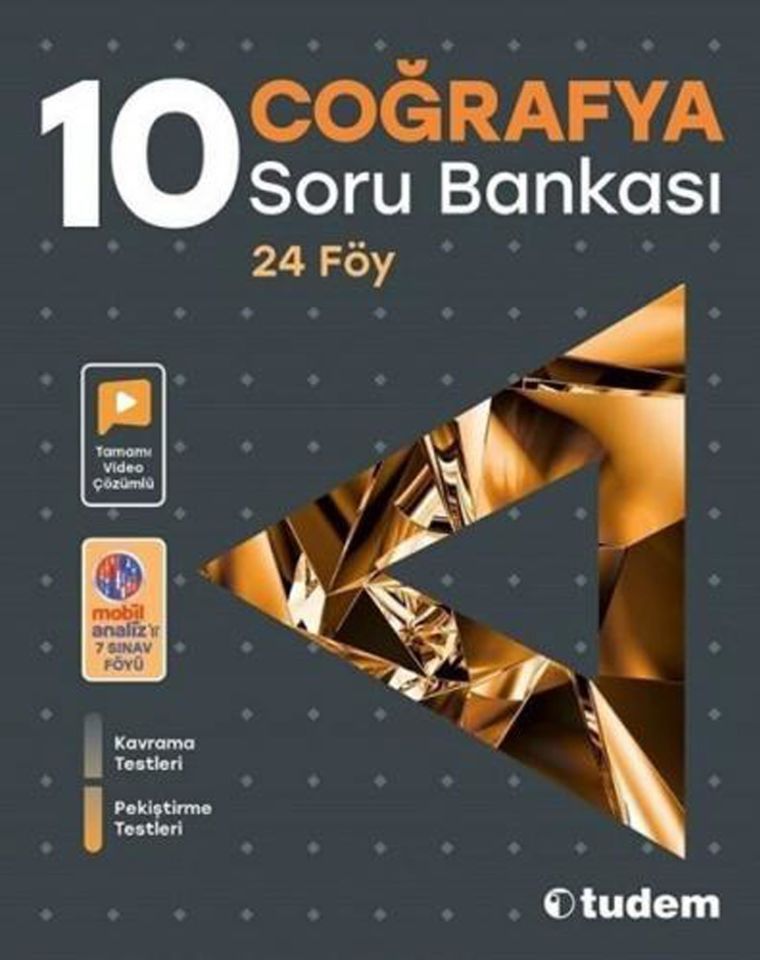 Tudem Yayınları 10. Sınıf Coğrafya Soru Bankası