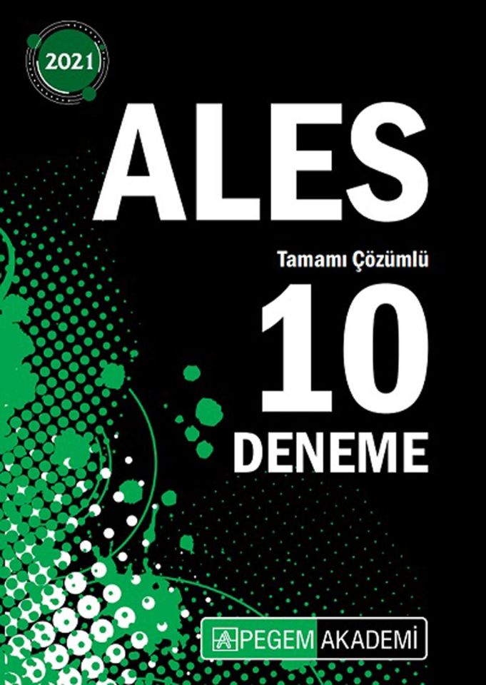 Pegem 2021 ALES Tamamı Çözümlü 10 Deneme