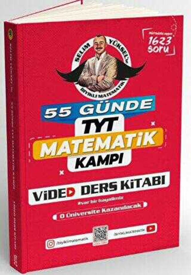 Bıyıklı Matematik 55 Günde TYT Matematik Kampı Video Ders Kitabı