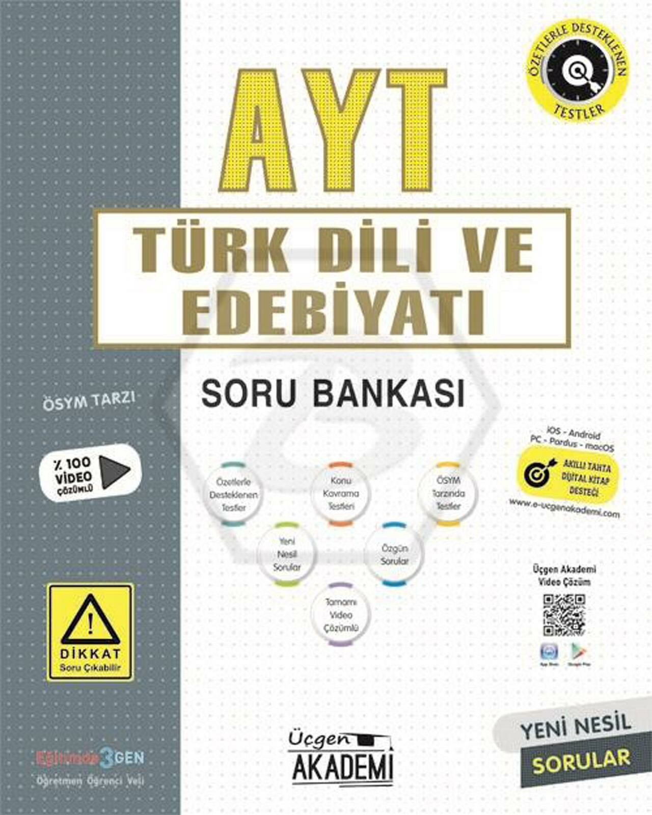 Üçgen AYT Türk Dili ve Edebiyatı Soru Bankası