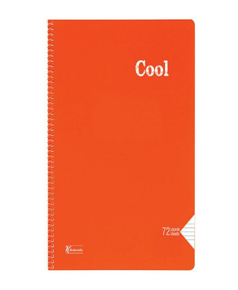 Keskin Cool Spiralli Pp Kapak A4 72 Yaprak Çizgili Defter 321611-99