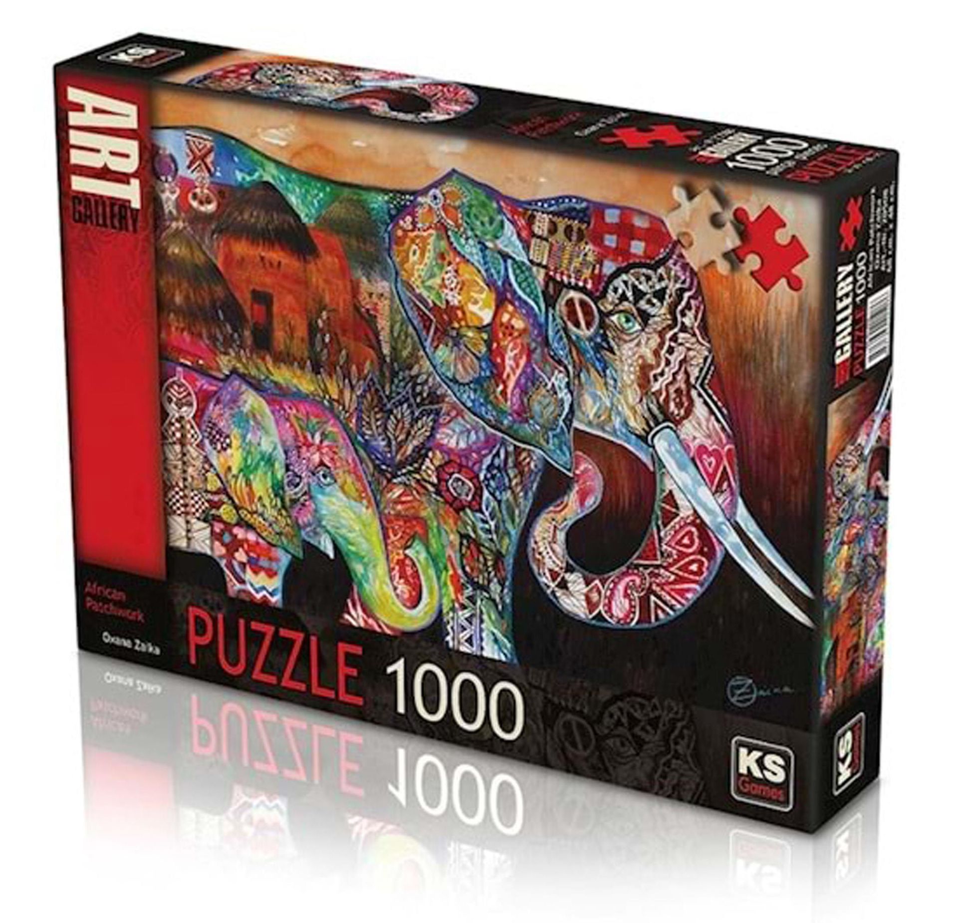 Ks Games 1000 Parça Puzzle African Patchwork 20508  (1 adet)