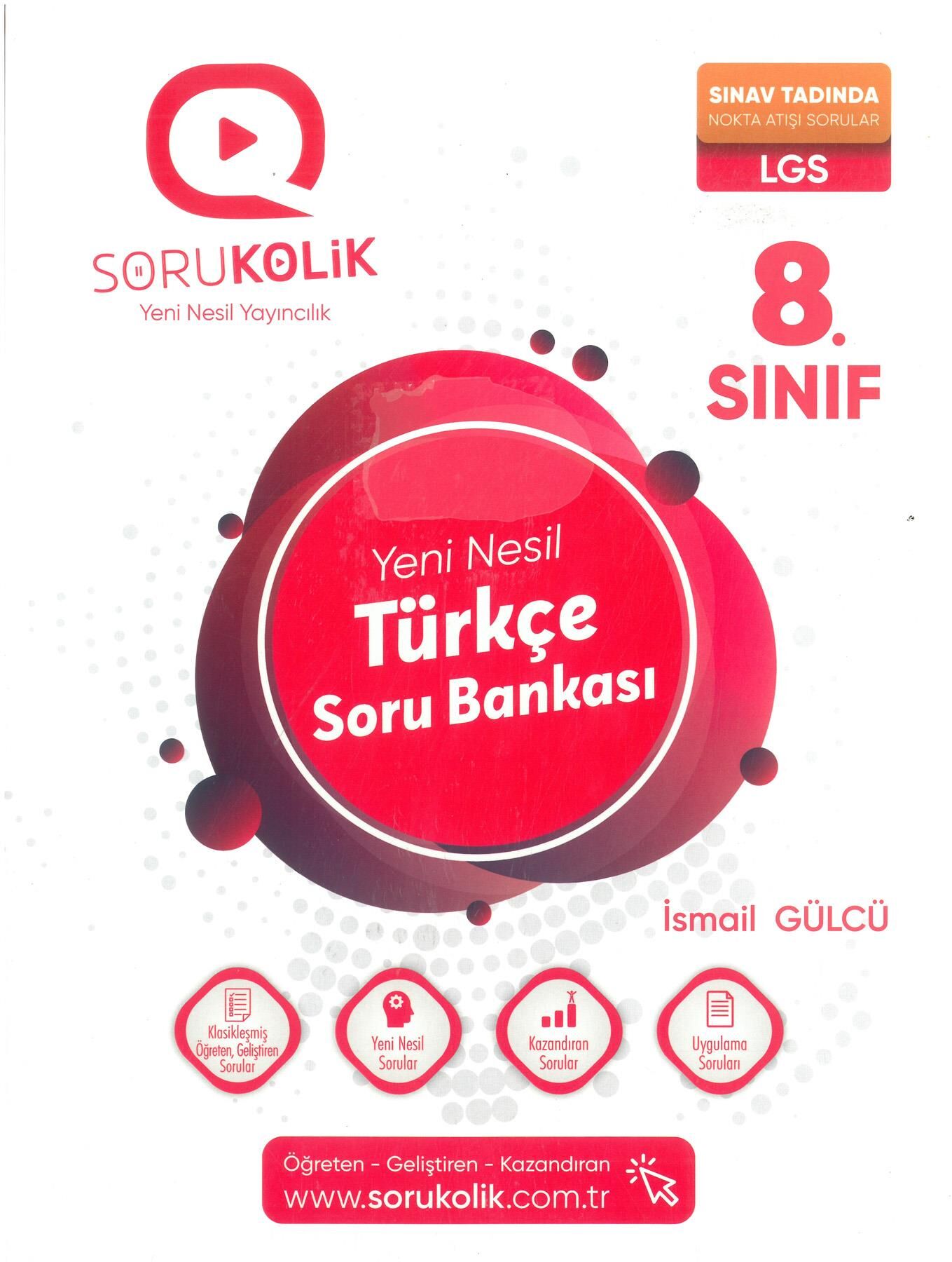 Sorukolik 8.Sınıf Yeni Nesil Türkçe Soru Bankası