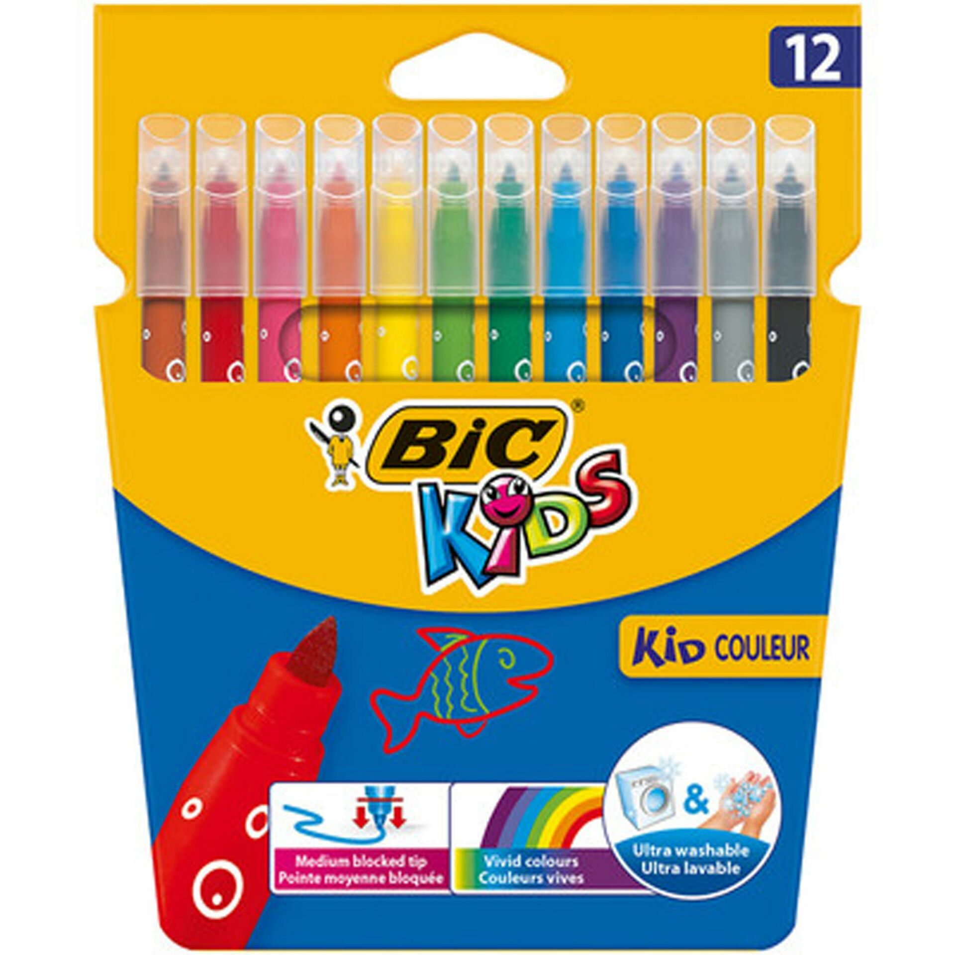 Bic Kids Color Keçeli Boya Kalemi 12 Renk 9202932