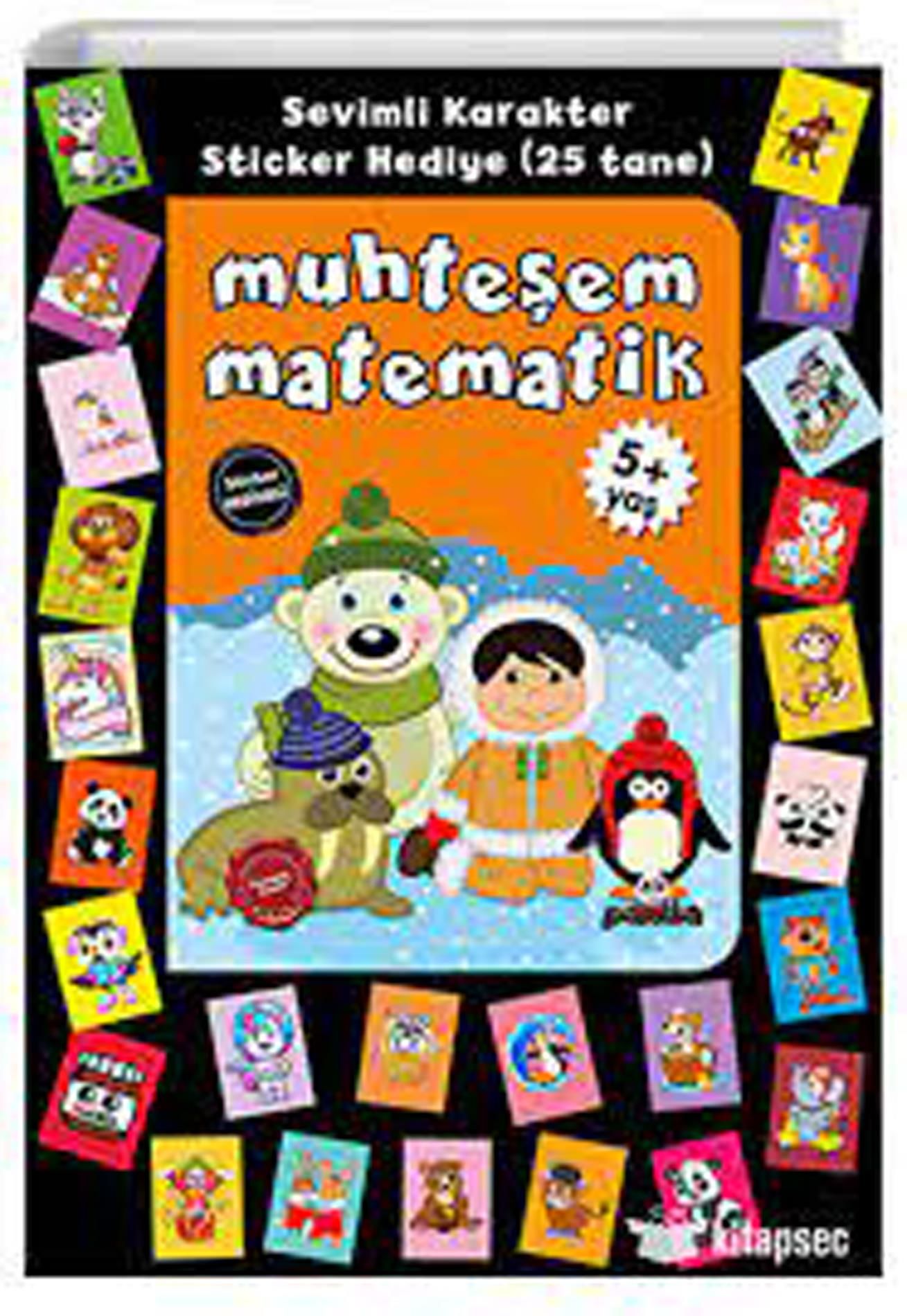 Stickerlı 5+ Yaş Muhteşem Matematik