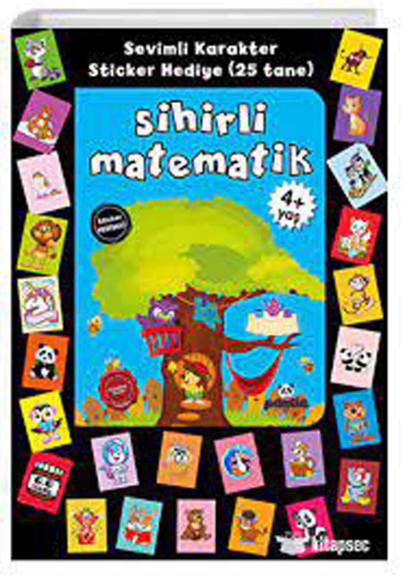 Stickerlı 4+ Yaş Sihirli Matematik