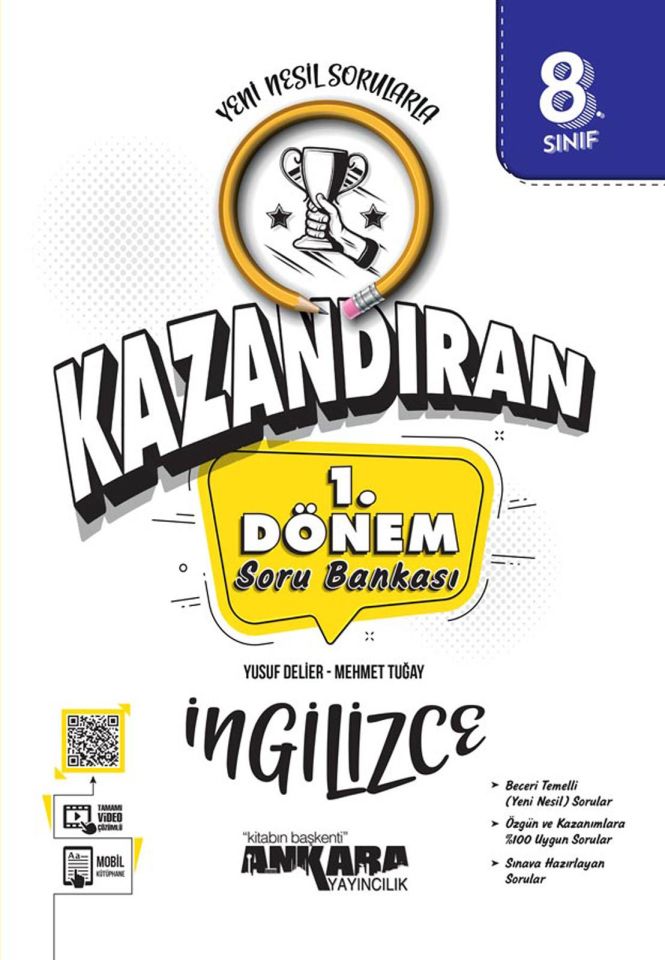 Ankara LGS Kazandıran 8.Sınıf 1.Dönem İngilizce Soru Bankası