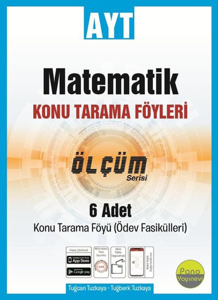 Pano Ayt Matematik Konu Tarama Föyleri Ölçüm Serisi 6 Fasikül