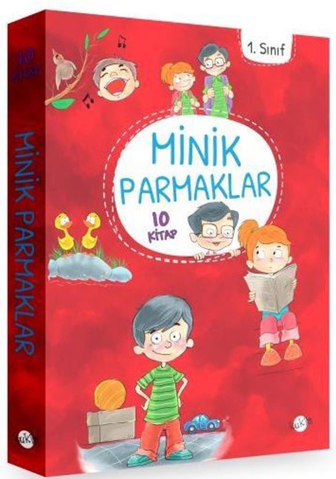 Kukla 1. Sınıf - Minik Parmaklar 10 Kitap (Düz Yazı)