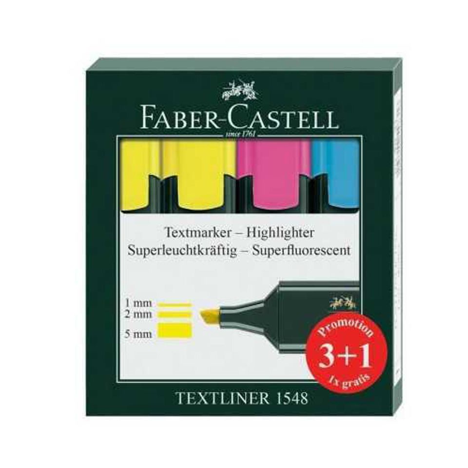 Faber Castell Fosforlu Kalem Textliner 3+1 816 (1 adet)