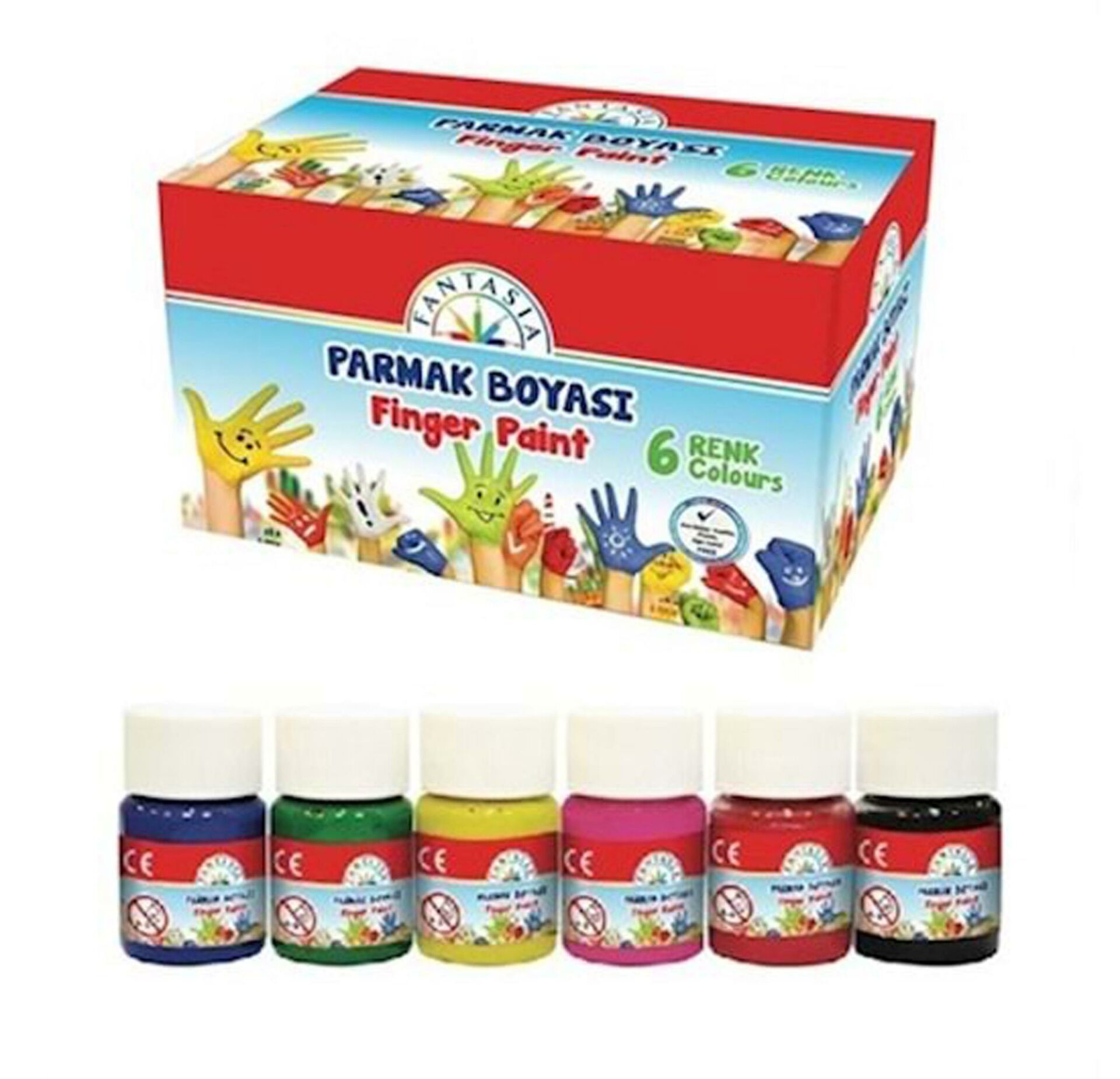 Fantasıa Parmak Boyası 6 Renk 20Ml 259288