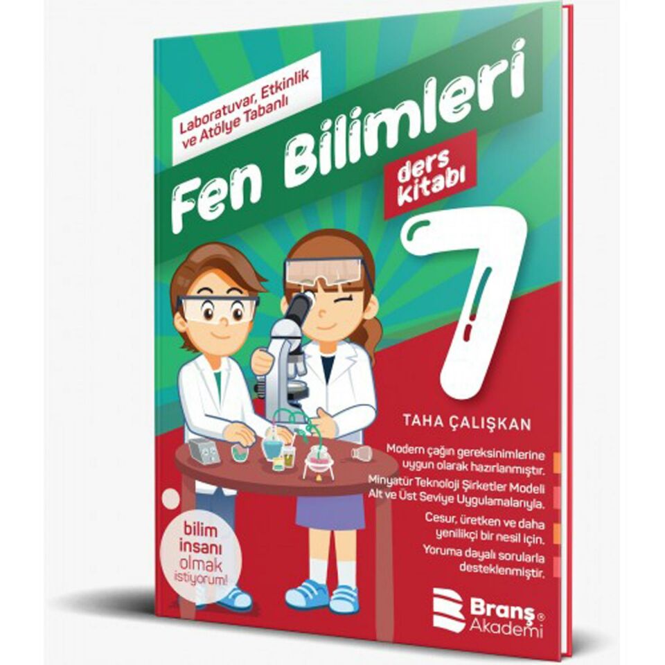 Branş Akademi 7.Sınıf Fen Bilimleri Ders Kitabı