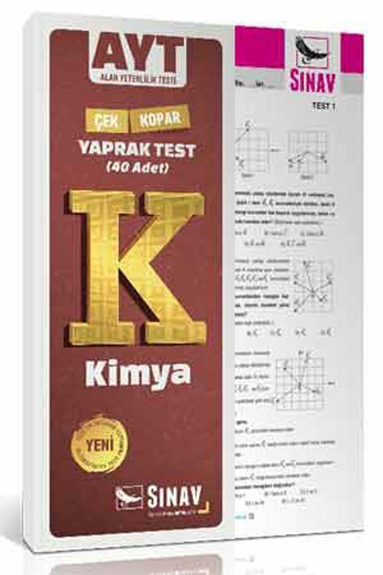 Sınav AYT Kimya Çek Kopar Yaprak Test