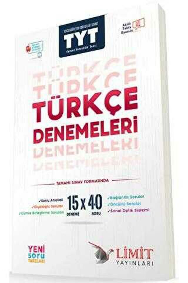 Limit TYT Türkçe 15x40 Denemeleri