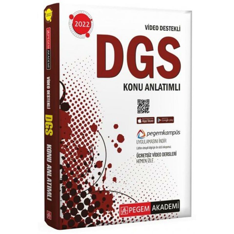 Pegem DGS Video Destekli Konu Anlatımlı