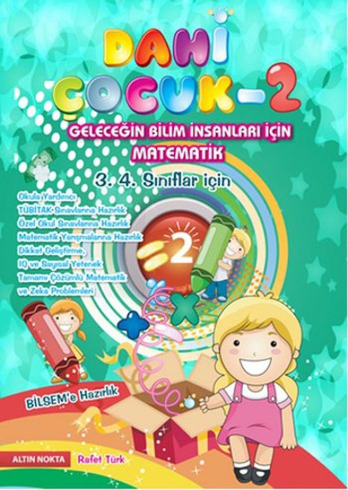 Altın Nokta 3-4.Sınıf Dahi Çocuk Bilsem Matematik Kanguru