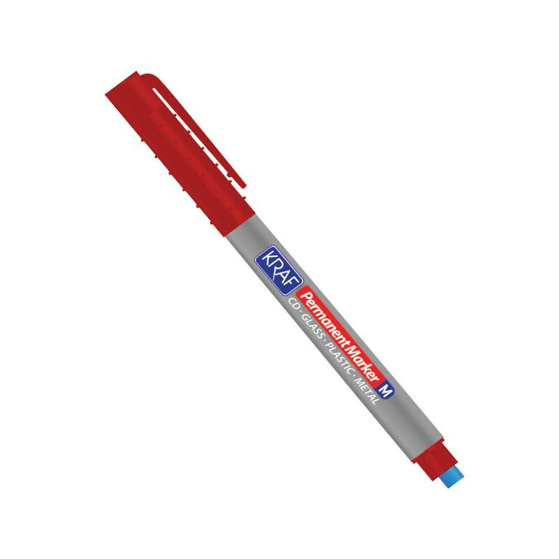 Kraf Asetat Kalemi Kırmızı-M Silgili 260 (1 adet)