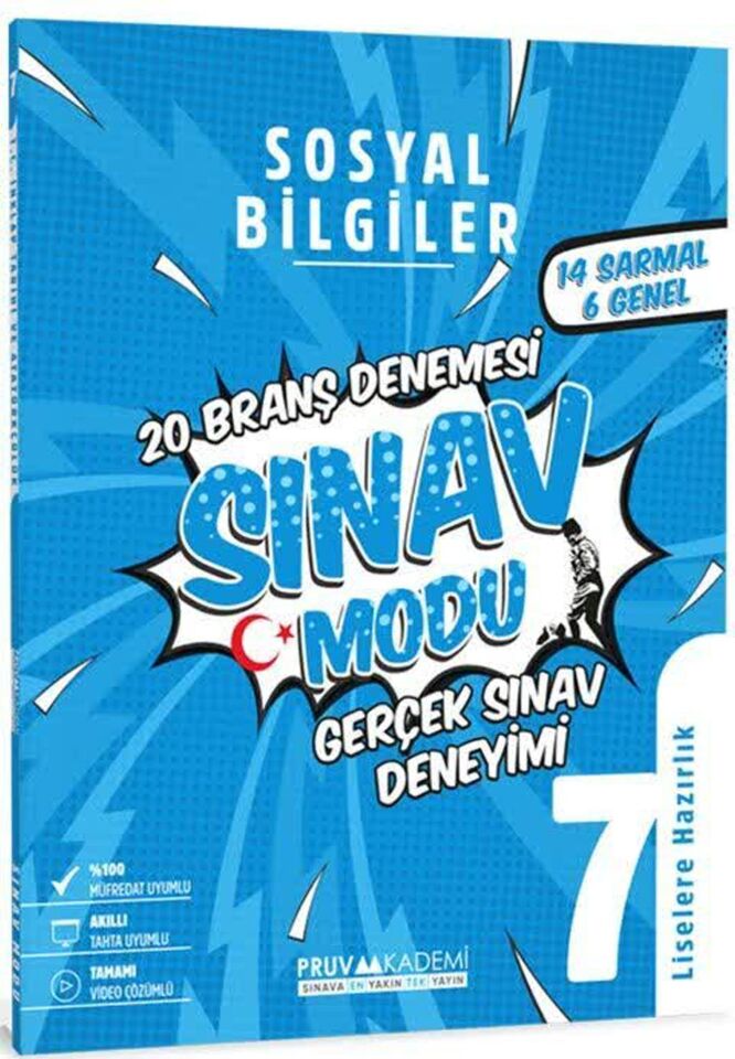 Pruva 7.Sınıf Sosyal Bilgiler Branş Denemesi