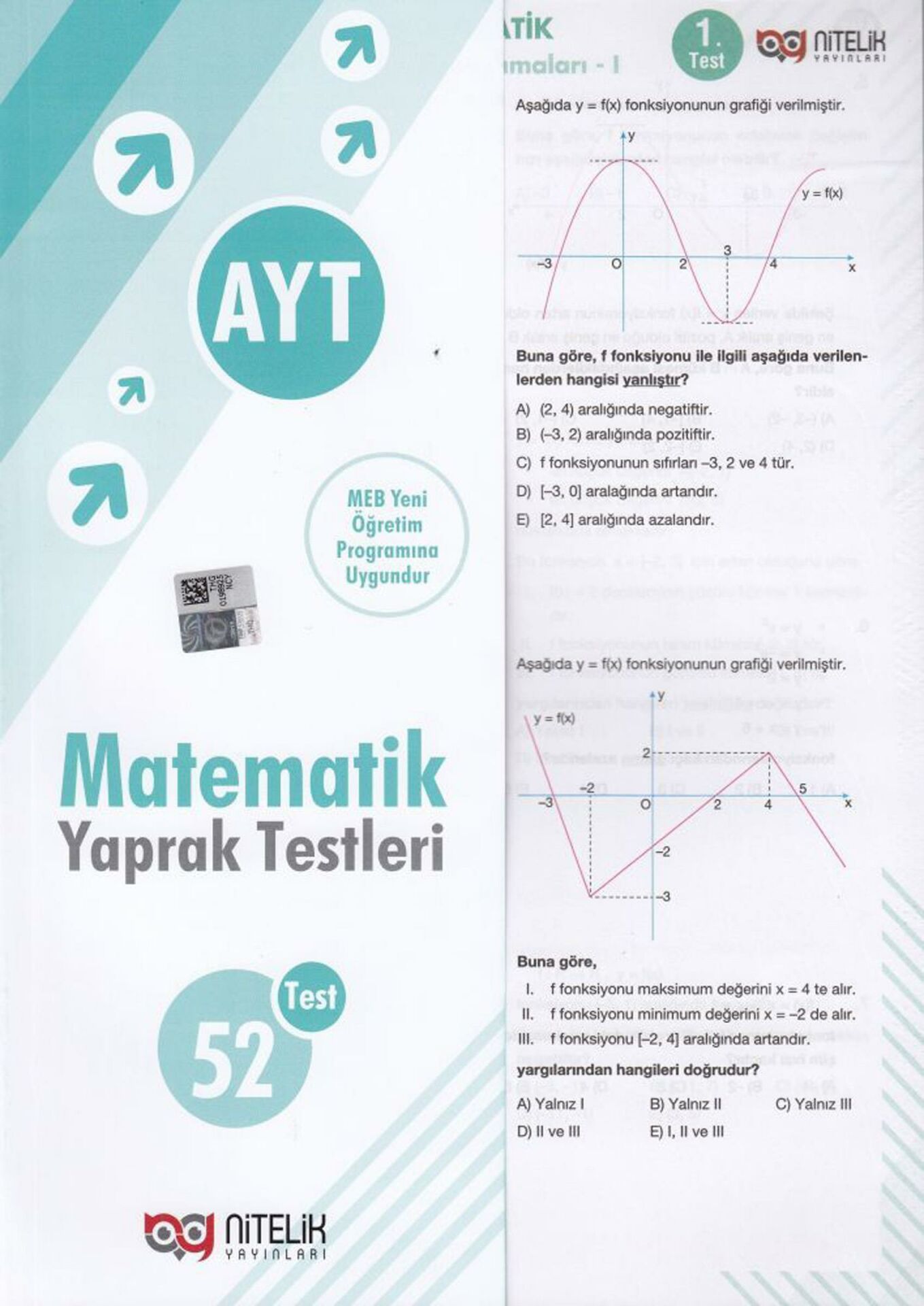 Nitelik AYT Matematik Yaprak Test