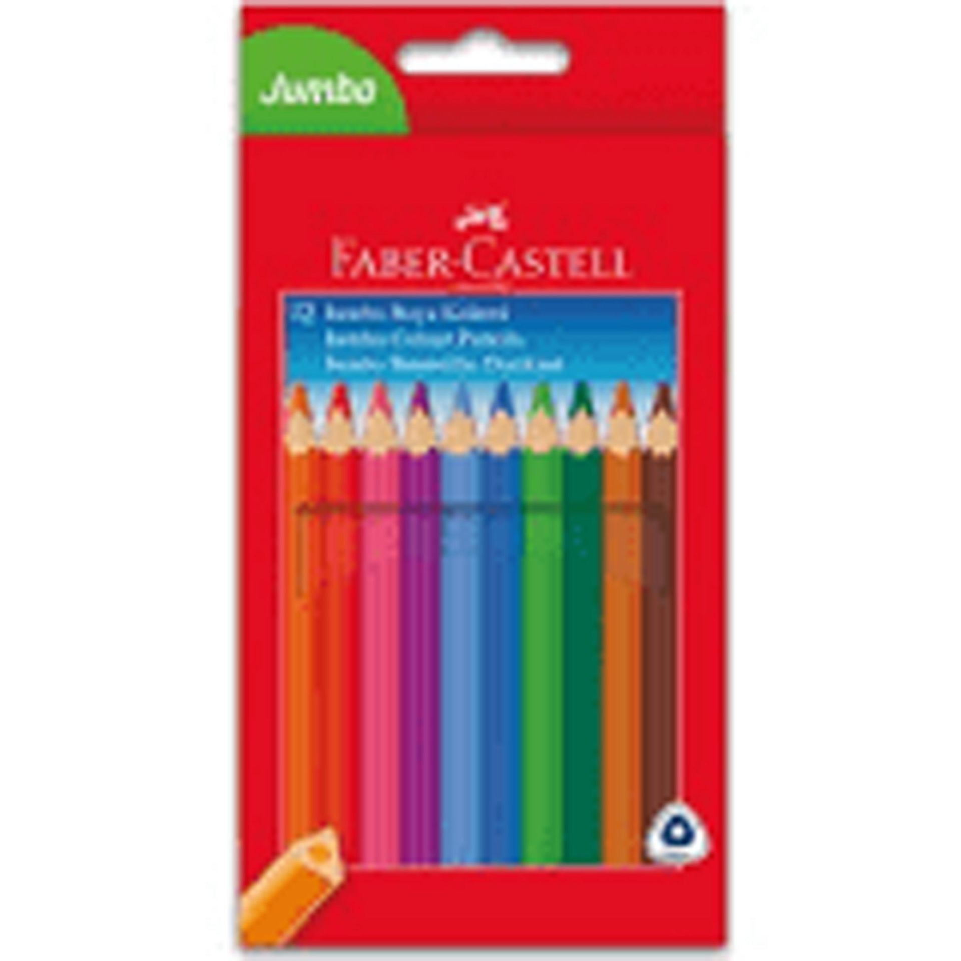 Faber Castell Jumbo Kuruboya Tam Boy 12 Renk 951000