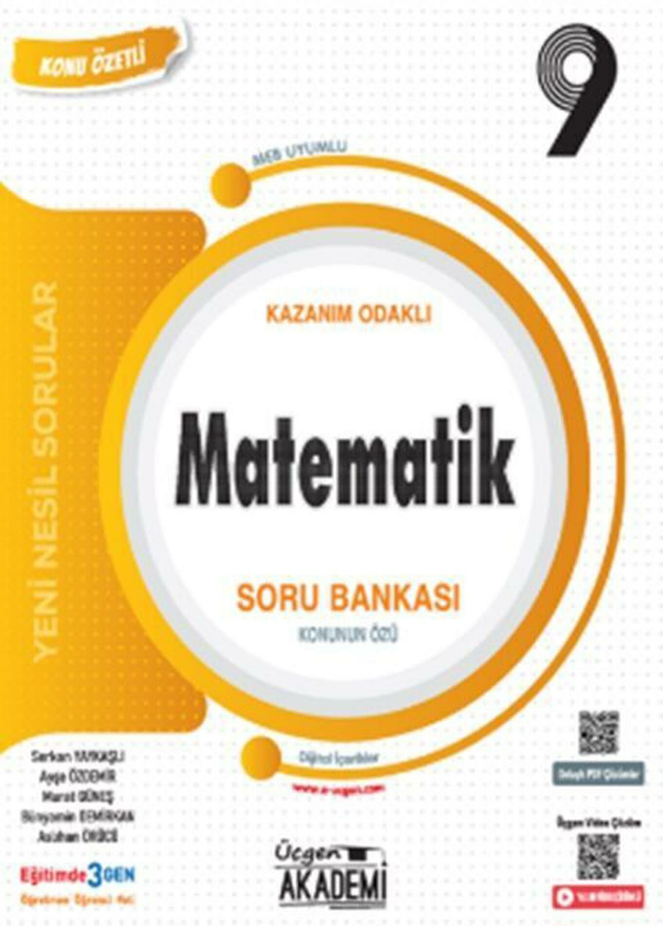 Üçgen 9.Sınıf Matematik Konunun Özü Soru Bankas