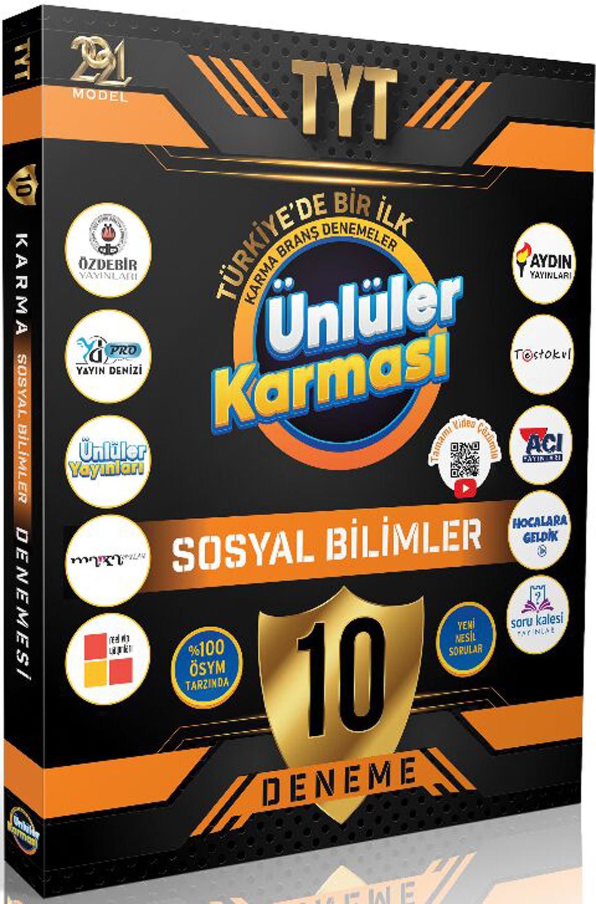 Ünlüler Karması 2021 TYT 10 lu Deneme Sosyal Bilimler