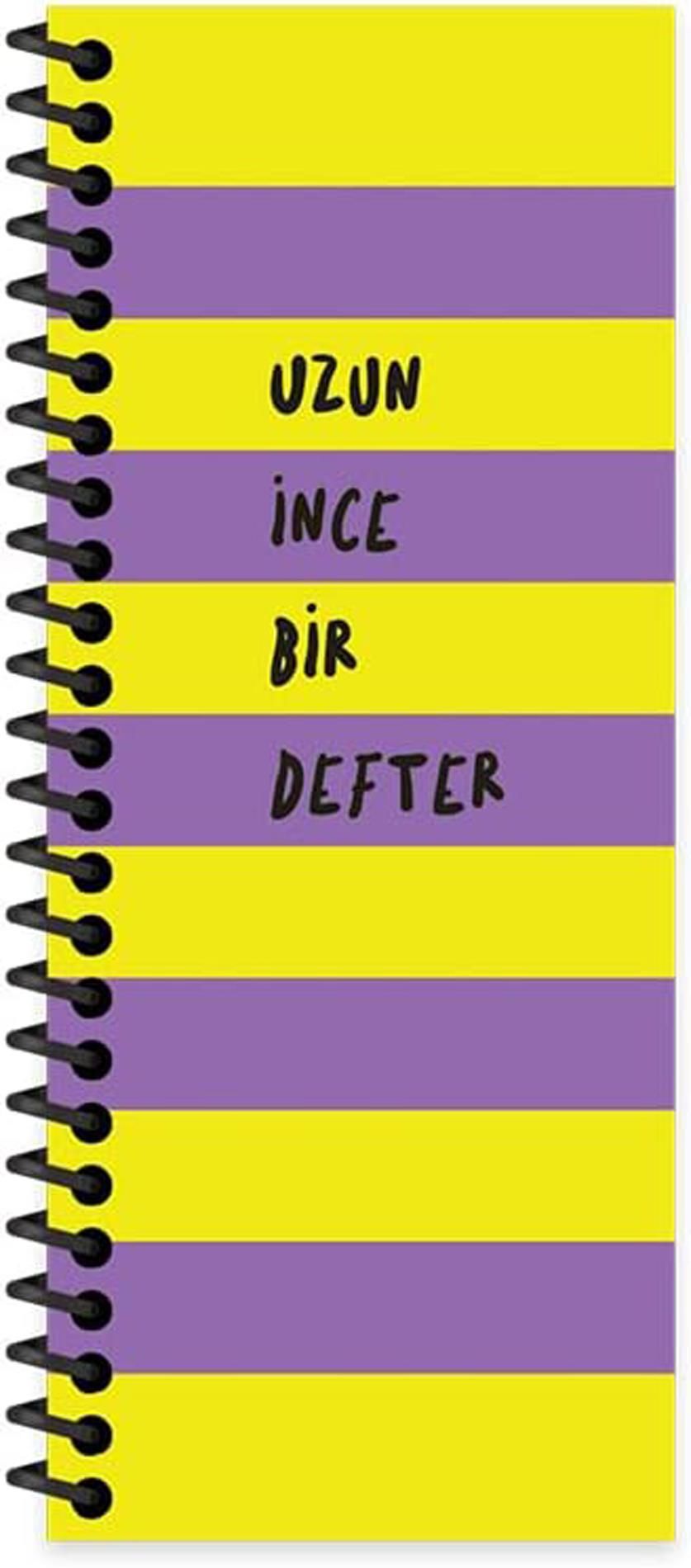 Keskin Uzun İnce Bir Defter Mor 8x21 Spr.Sert Kpk. 140 Yp. Düz 212754 (1 Adet)