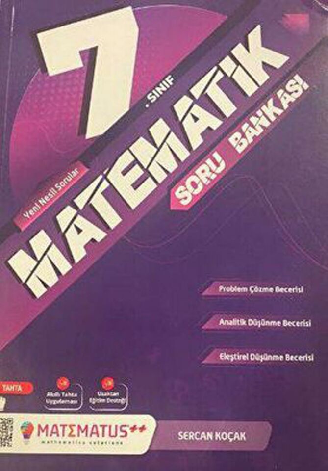 Alternatif 7.Sınıf Matematus Matematik Soru Bankası