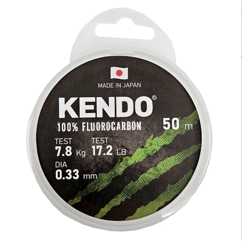 Kendo 100% Fluorocarbon White 50m Misina 0.28mm