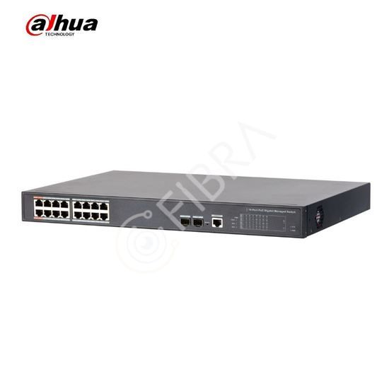 Dahua PFS4218-16GT2GF-240-V2 16 Port L2+ Yönetilebilir Switch