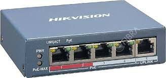 Hikvision DS-3E1105P-EI 4 PORT 10/100 4 PORT POE+ 65W Yönetilemez Switch