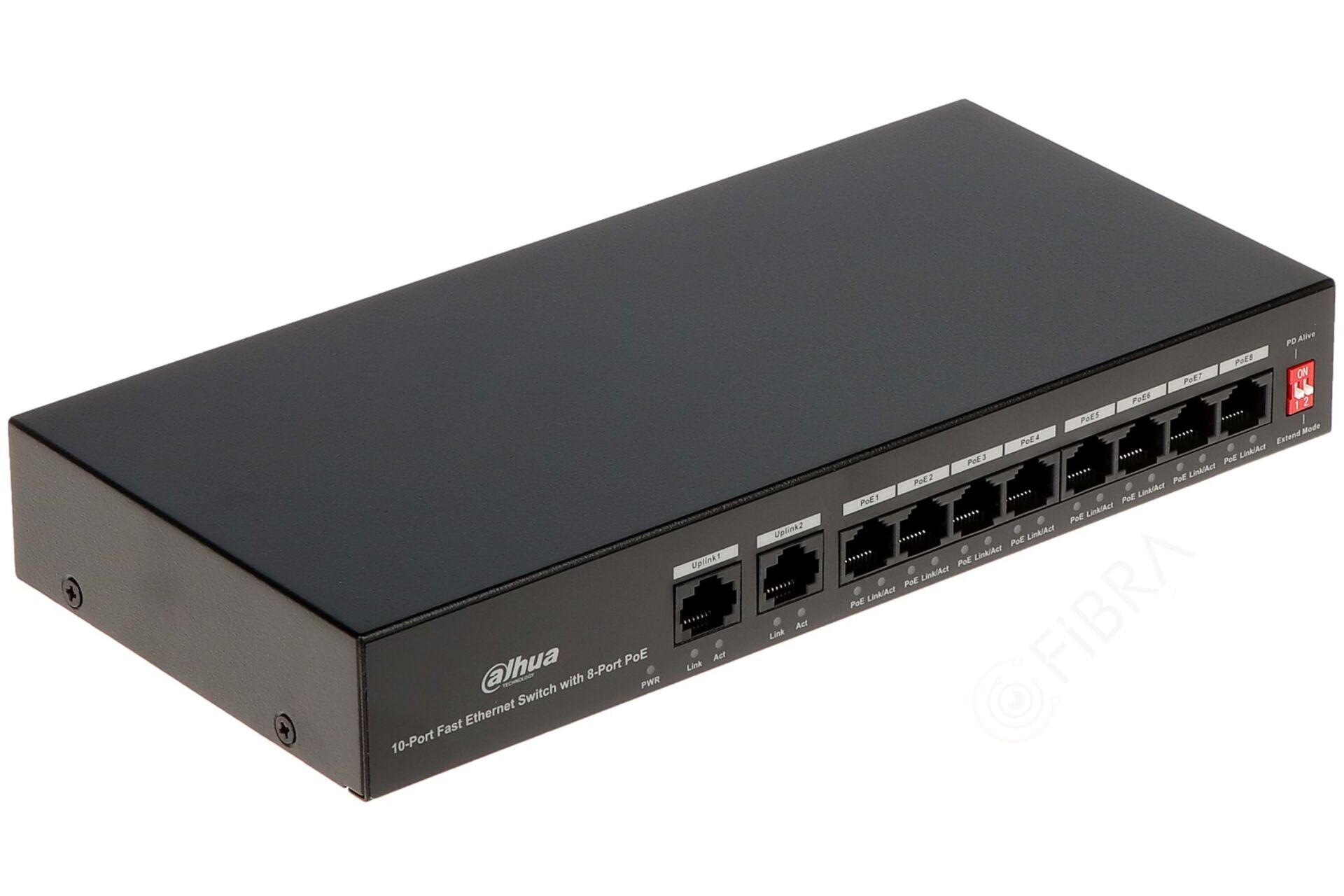 Dahua PFS3010-8ET-65 10-Port Fast Ethernet Switch with 8-Port PoE