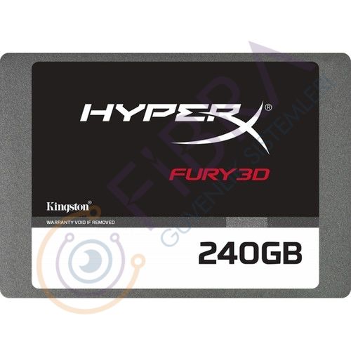Kingston 240GB HyperX Fury 3D 500-500MB-s 2.5'' Sata 3.0 KC-S44240-6F Ssd Harddisk