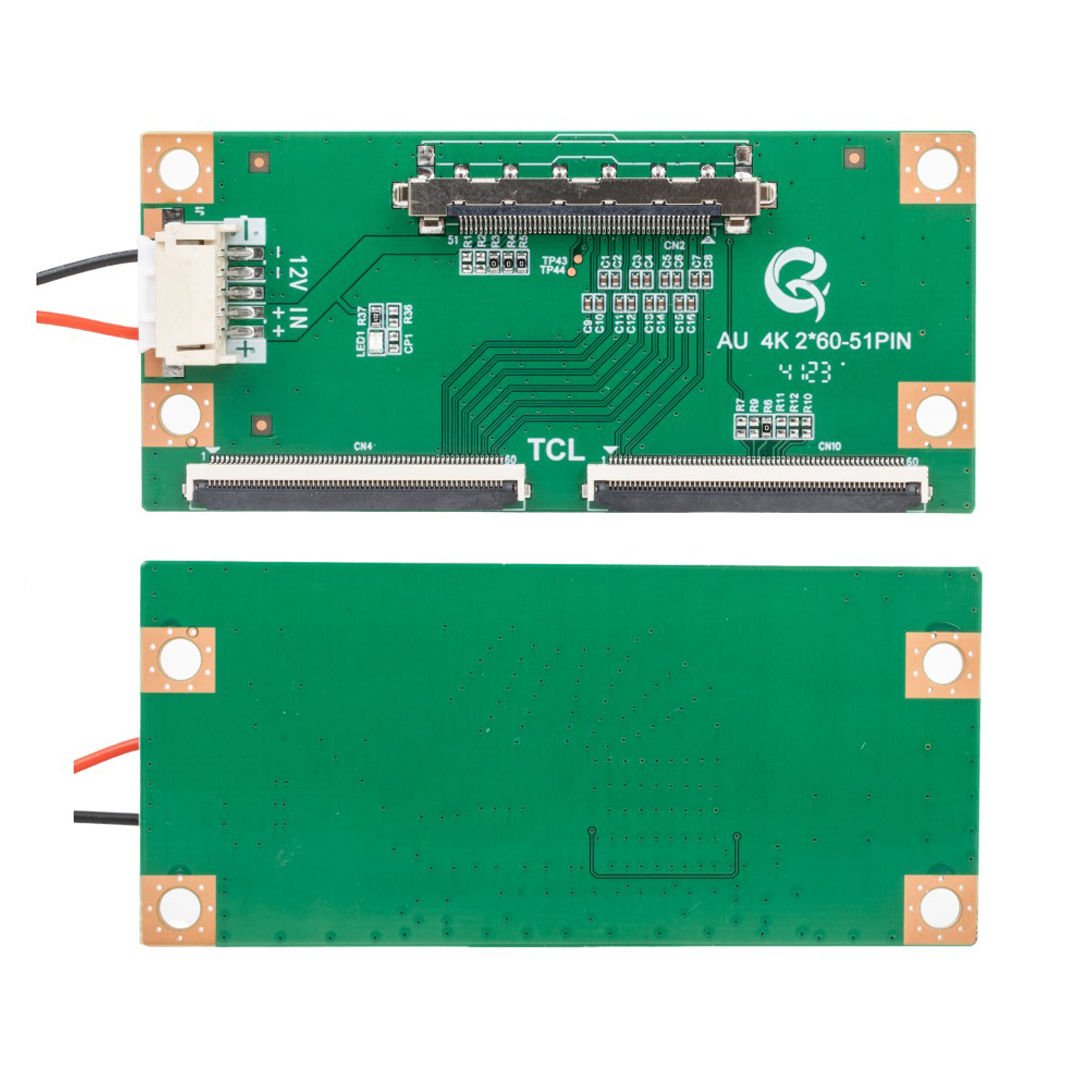 TCL2X6051 T-CON BOARD AU 4K 2*60-51PIN